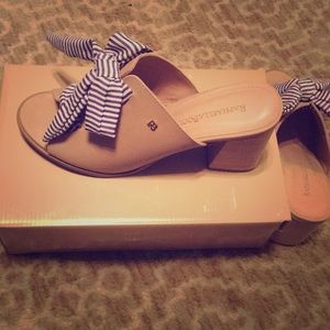 Raphaella Booz Lace-Up Heeled Mules